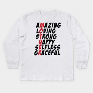 mothers day classic t shirts Kids Long Sleeve T-Shirt